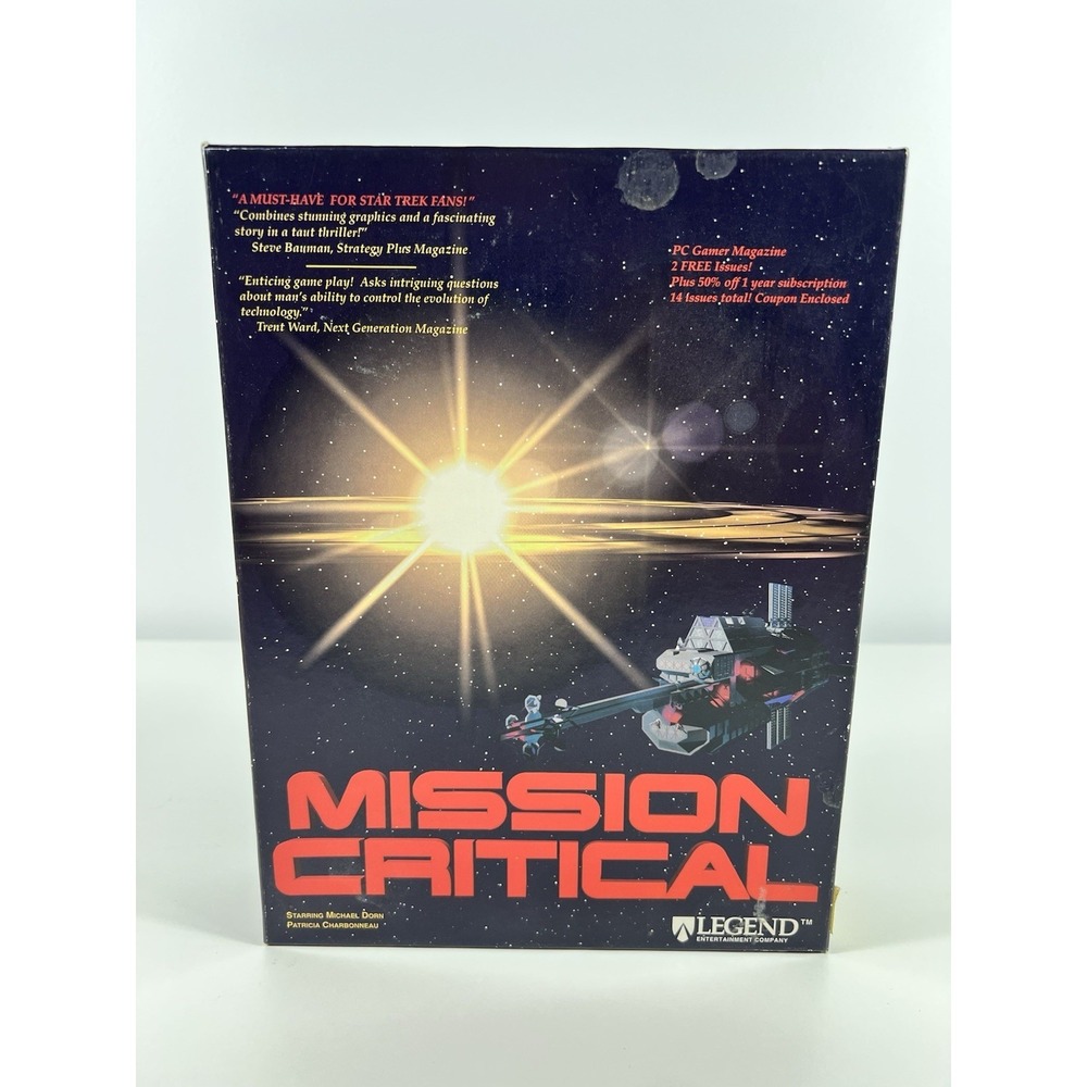 Mission Critical Big Box PC CDROM 1995